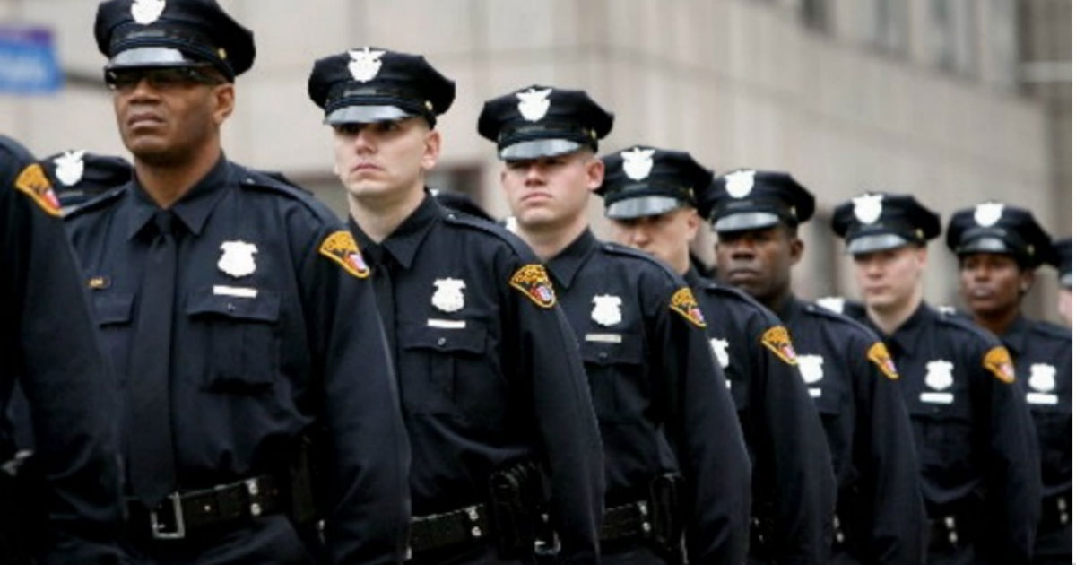 Black patrol milf police officers with big image