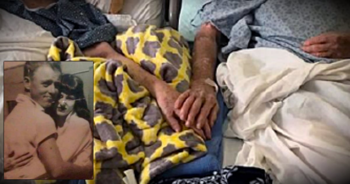Elderly Couple Died Holding Hands After 62 Years Of Marriage