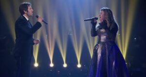 Josh Groban And Kelly Clarkson Duet Of All I Ask Of You Stuns