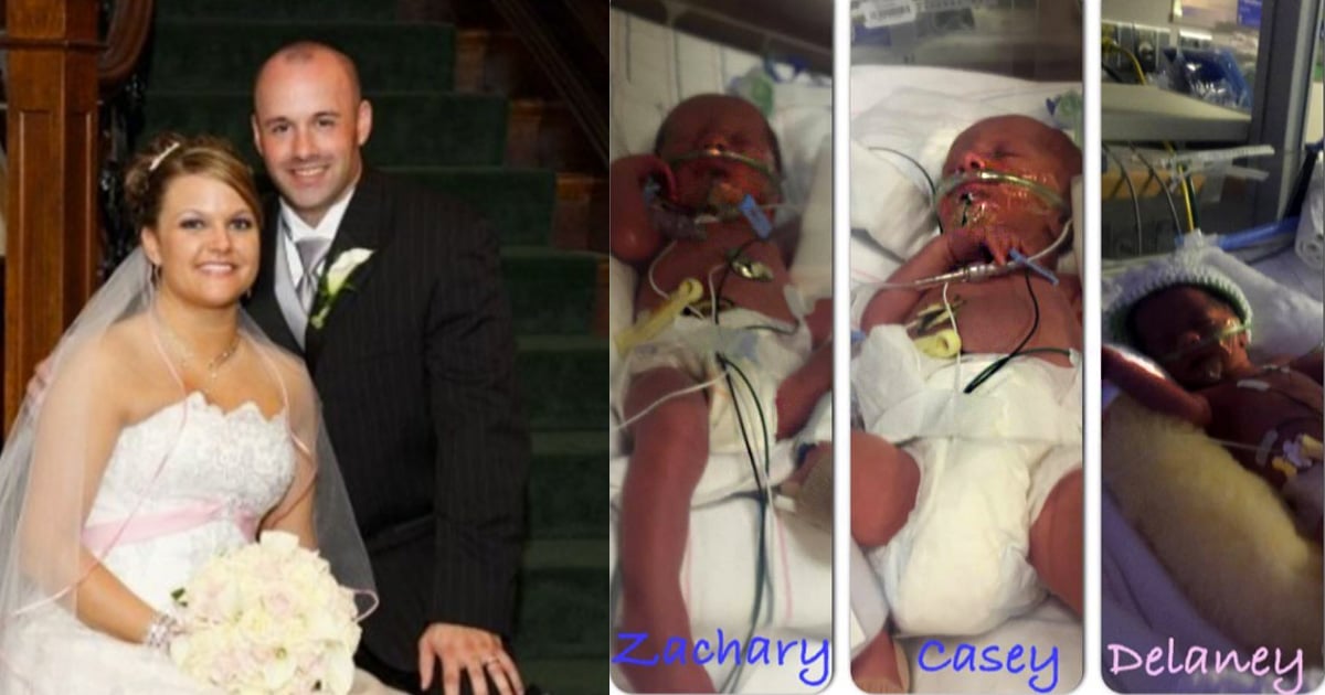 Couple Welcomes Triplets After Three Miscarriages