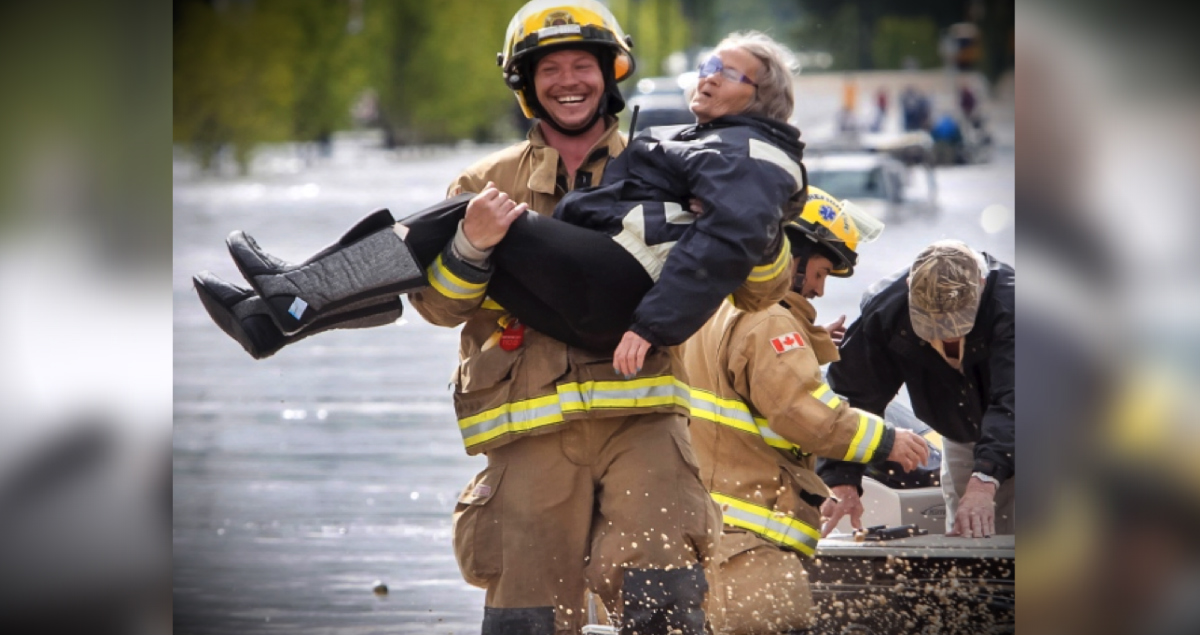 Smiling Firefighter: The Heartwarming Truth Behind His Grin