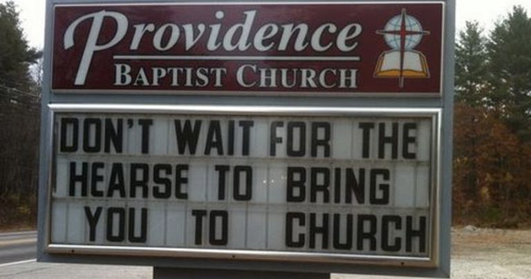 17 Times These Funny Church Signs Told It Like It is