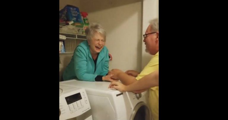 Grandma Got Trapped Behind A Dryer And Could Not Escape 3798