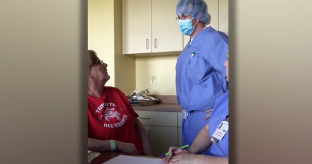 Marine Dressed As Doctor Surprises Mom Fighting Cancer