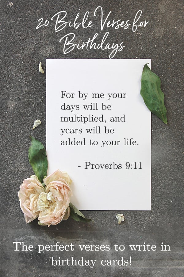 43 Best Bible Verses for Birthdays - Celebrate Birth with Scripture
