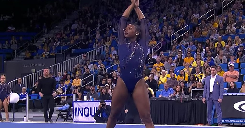 Nia Dennis Gymnastics Routine Wows with Beyonce-Inspired Performance