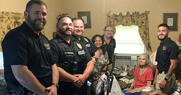 Welfare Check By Police Ends In Fridge Full Of Food For Elderly Woman