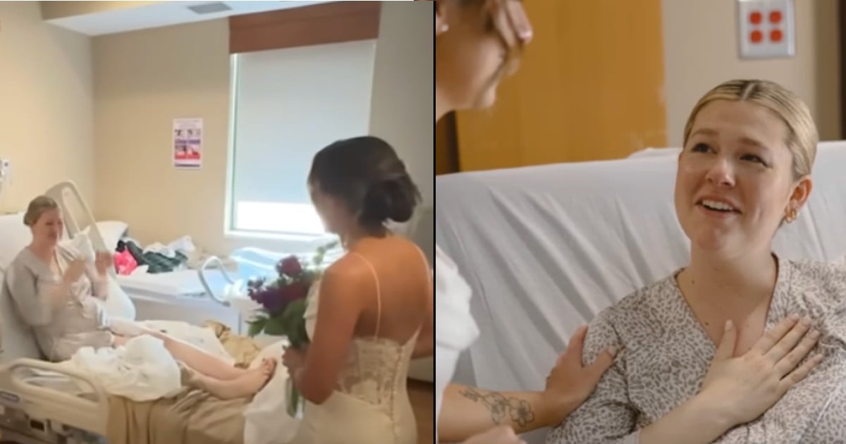 Bride Surprises Matron of Honor