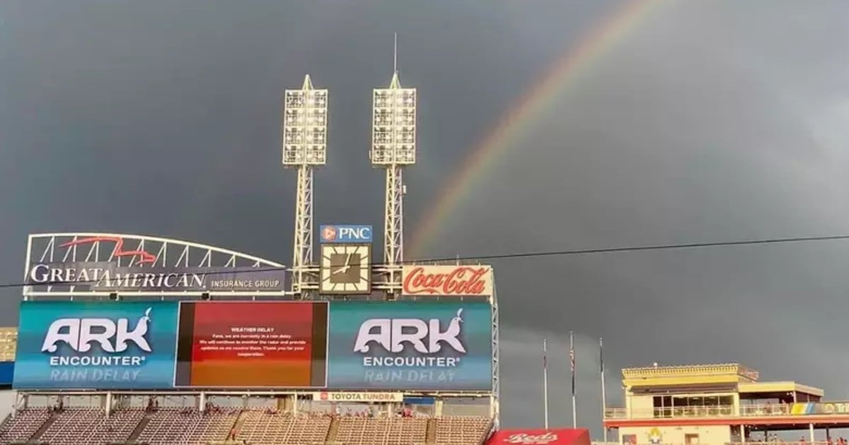 rainbow appeared ark encounter